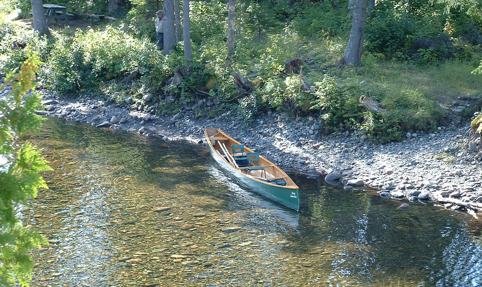 Pêche au saumon - Rivière Sainte-Anne - Maison Mer et Montagnes